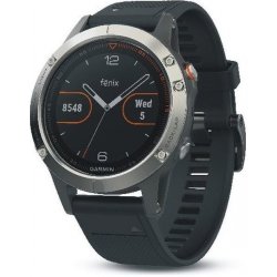 Garmin fenix5 Silver Optic, Black band