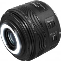 Canon EF-S 35mm f/2,8 Macro IS STM s LED světlem